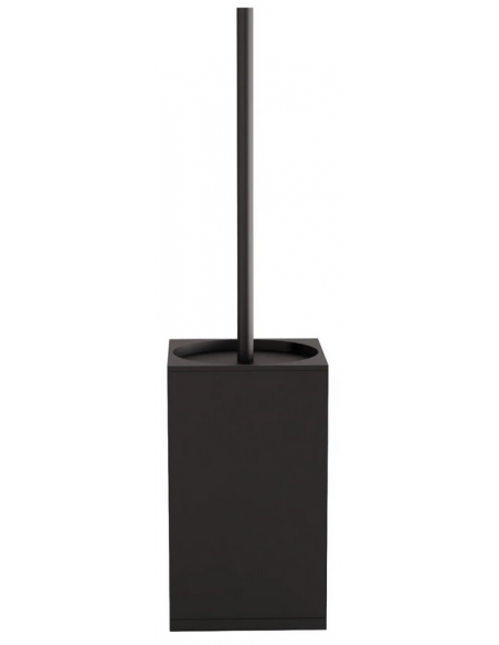 toiletbørste mat sort gulv badeværelse design