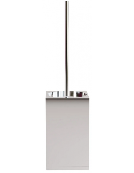 toiletbørste krom gulv badeværelse design