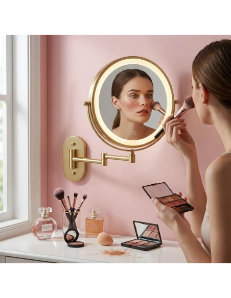 kosmetikspejl make-up makeup makeupspejl spejl vægspejl kosmetik badeværelse design