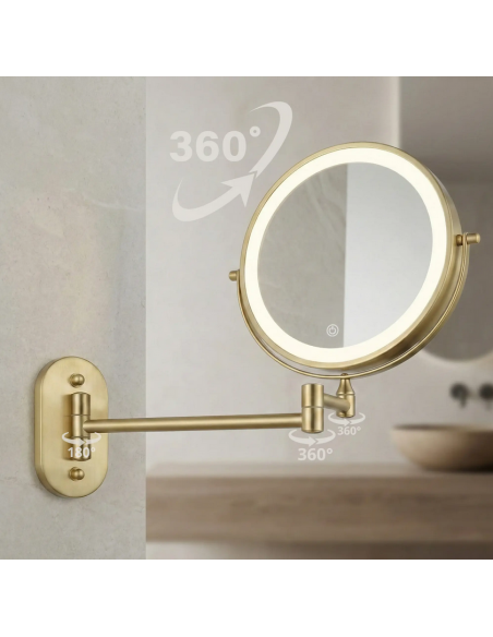 kosmetikspejl make-up makeup makeupspejl spejl vægspejl kosmetik badeværelse design