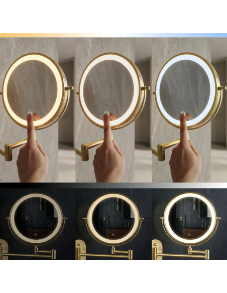 kosmetikspejl make-up makeup makeupspejl spejl vægspejl kosmetik badeværelse design