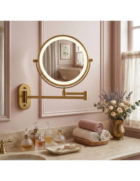 kosmetikspejl make-up makeup makeupspejl spejl vægspejl kosmetik badeværelse design