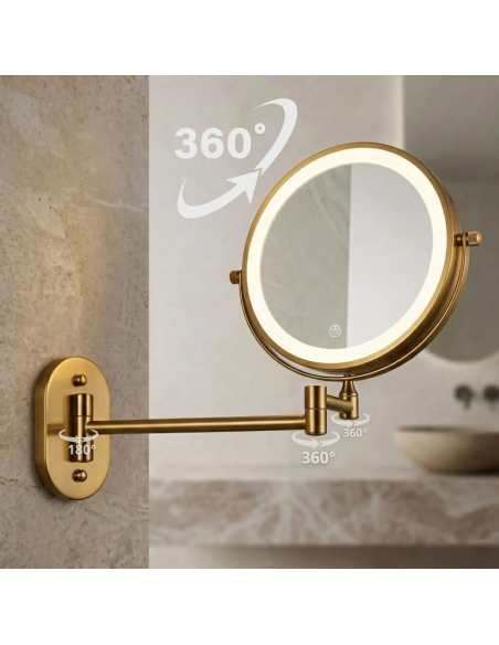 kosmetikspejl make-up makeup makeupspejl spejl vægspejl kosmetik badeværelse design