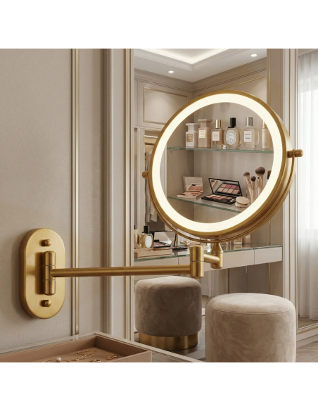 kosmetikspejl make-up makeup makeupspejl spejl vægspejl kosmetik badeværelse design