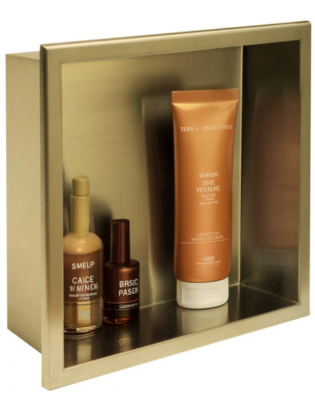 hylde indbygning indmuring væg væggen badeværelseshylde badeværelse bruseniche brusekabine bruser