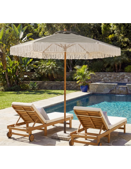 parasol strandparasol havemøbler havebord terrasse