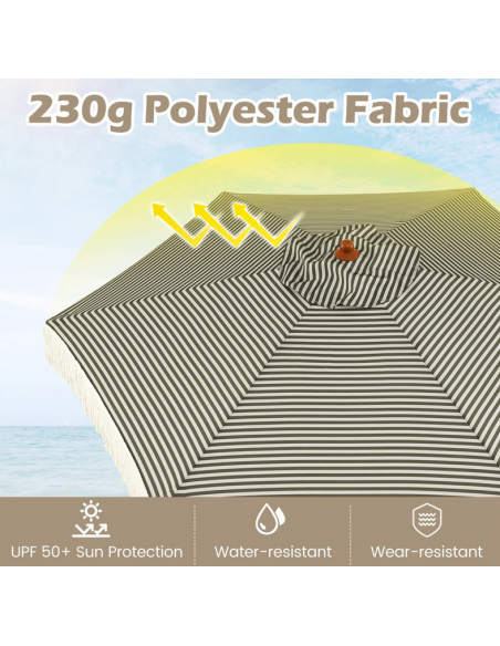 parasol strandparasol havemøbler havebord terrasse