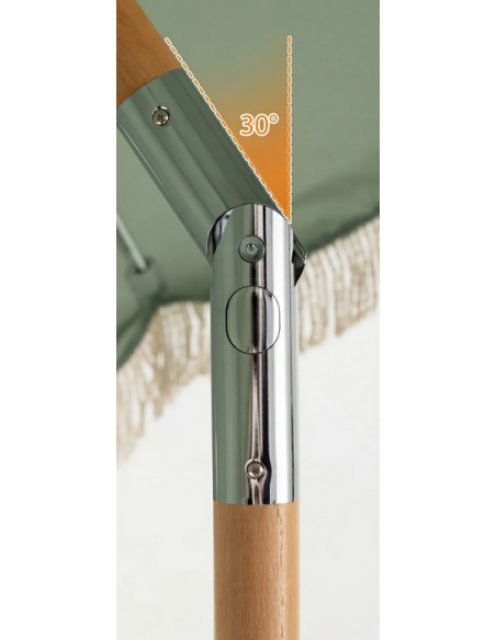 parasol strandparasol havemøbler havebord terrasse stribet haveparasol