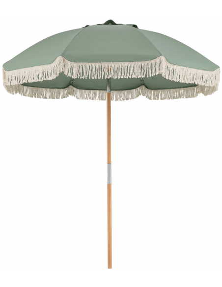 parasol strandparasol havemøbler havebord terrasse stribet haveparasol