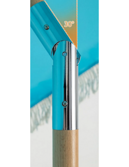 parasol strandparasol havemøbler havebord terrasse stribet haveparasol