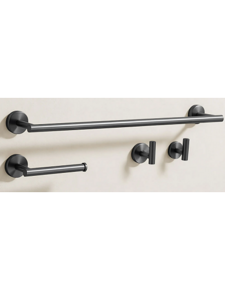 håndklædekrog håndklædeholder håndklædestang toiletrulleholder badeværelse badeværelsesindretning badeværelsestilbehør