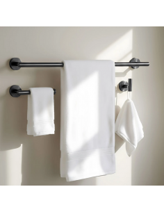 håndklædekrog håndklædeholder håndklædestang toiletrulleholder badeværelse badeværelsesindretning badeværelsestilbehør 2