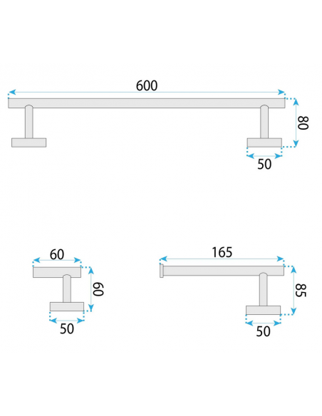 håndklædekrog håndklædeholder håndklædestang toiletrulleholder badeværelse badeværelsesindretning badeværelsestilbehør