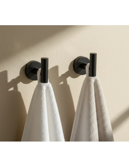 håndklædekrog håndklædeholder håndklædestang toiletrulleholder badeværelse badeværelsesindretning badeværelsestilbehør