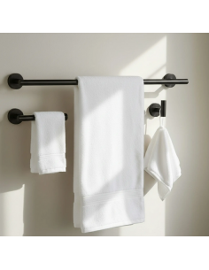 håndklædekrog håndklædeholder håndklædestang toiletrulleholder badeværelse badeværelsesindretning badeværelsestilbehør 2