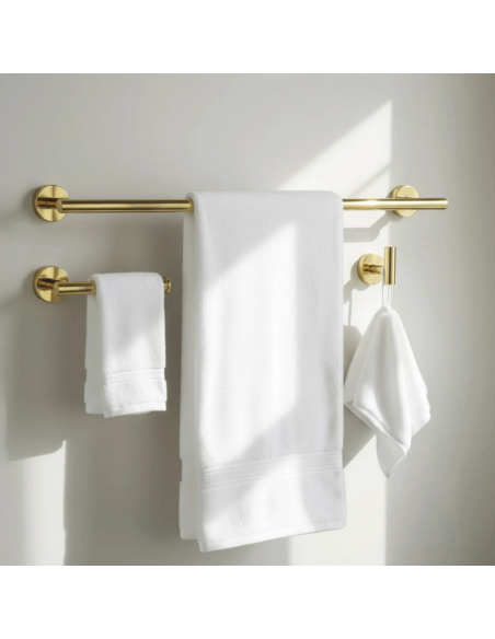 håndklædekrog håndklædeholder håndklædestang toiletrulleholder badeværelse badeværelsesindretning badeværelsestilbehør