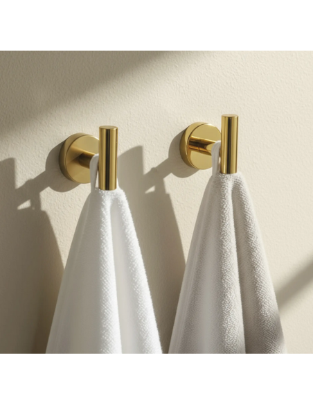 håndklædekrog håndklædeholder håndklædestang toiletrulleholder badeværelse badeværelsesindretning badeværelsestilbehør