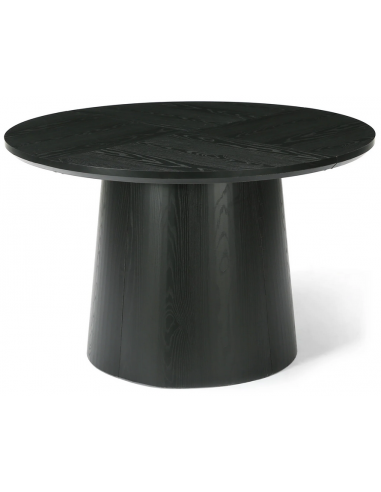 rundt sort spisebord indretning billigt træ moderne nordisk design 120