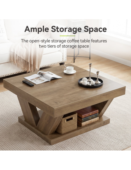 sofabord træ moderne design indretning opbevaring hylde