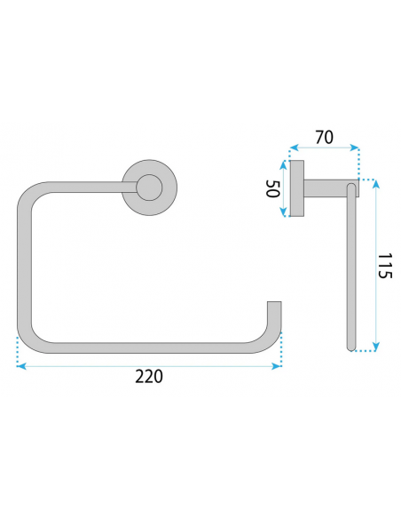 håndklædeholder håndklædestang badeværelse badeværelsesindretning badeværelsestilbehør