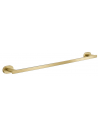 Håndklædestang i metal B57,5 cm - Børstet guld