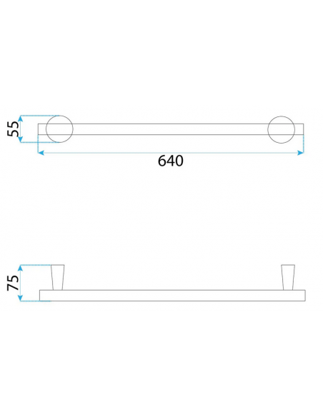 håndklædeholder håndklædestang badeværelse badeværelsesindretning badeværelsestilbehør