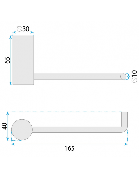 håndklædeholder håndklædestang badeværelse badeværelsesindretning badeværelsestilbehør