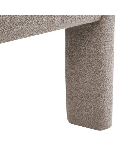 spisebordsstol armlæn stof moderne gråbeige beige grå design