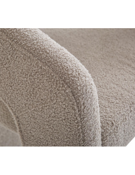 spisebordsstol armlæn stof moderne gråbeige beige grå design