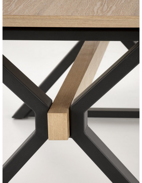 spisebord udtræk tillægsplader egetræ eg træ moderne design