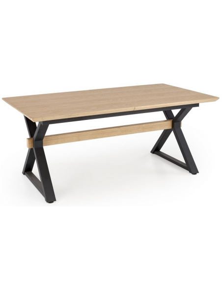 spisebord udtræk tillægsplader egetræ eg træ moderne design