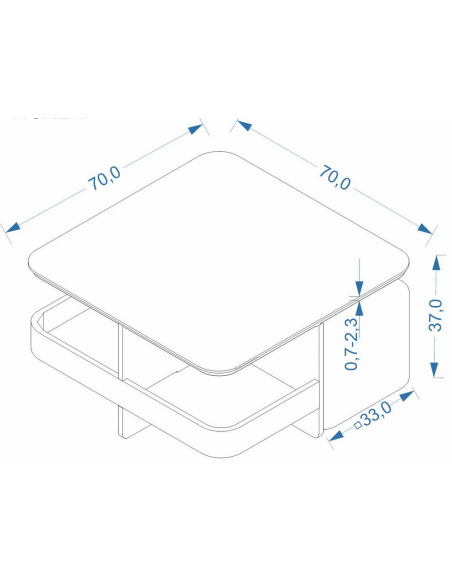 sofabord sten marmor træ moderne design