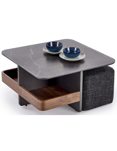 sofabord sten marmor træ moderne design