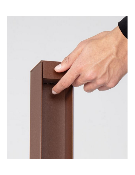 udendørs bedlamper led corten rustbrun rust brun udendørslamper udendørsbelysning havelamper