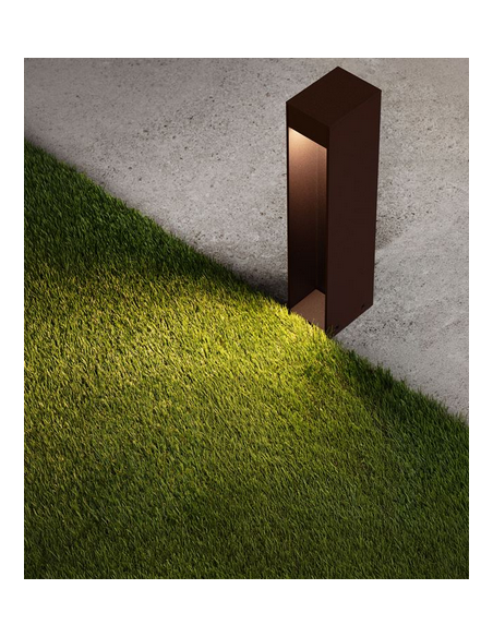 udendørs bedlamper led corten rustbrun rust brun udendørslamper udendørsbelysning havelamper