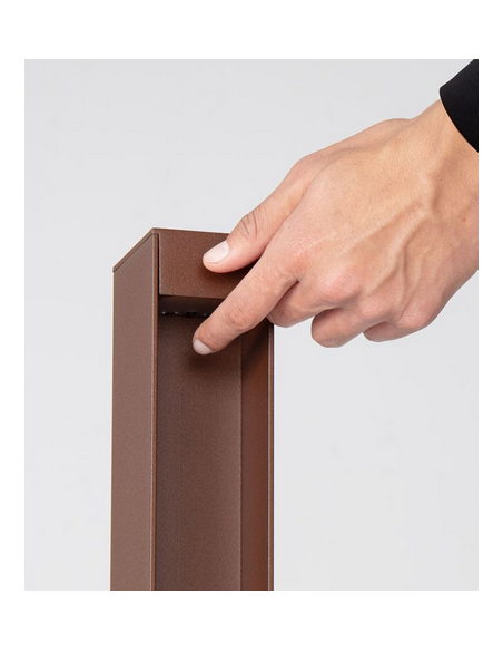 udendørs bedlamper led corten rustbrun rust brun udendørslamper udendørsbelysning havelamper