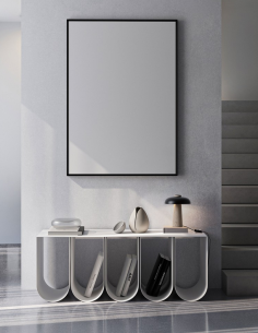 bordlampe moderne design led sten travertin marmor 2