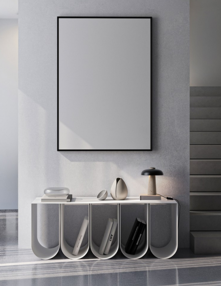 bordlampe moderne design led sten travertin marmor