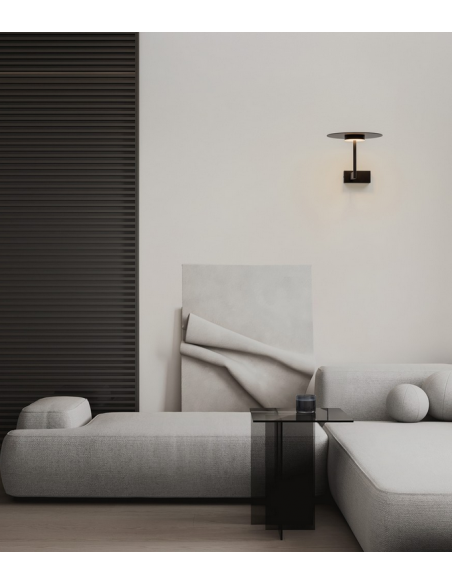 væglampe indendørs led sort stue soveværelse sengelampe moderne design