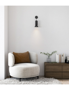 væglampe indendørs led sort stue soveværelse sengelampe moderne design 2