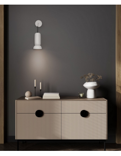 væglampe indendørs led hvid stue soveværelse sengelampe moderne design 2