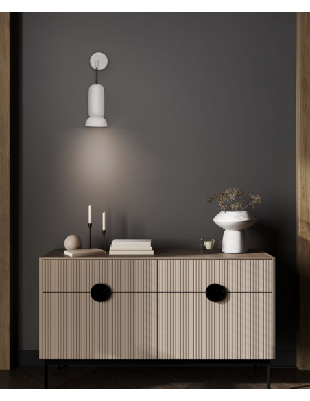 væglampe indendørs led hvid stue soveværelse sengelampe moderne design