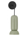 PARLO Væglampe i keramik og stål H36 cm 1 x GU10 LED - Mat grøn struktur