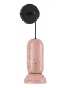 PARLO Væglampe i keramik og stål H36 cm 1 x GU10 LED - Pink struktur