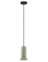 PARLO Loftlampe i keramik Ø11 cm 1 x GU10 LED - Mat grøn struktur