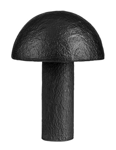 MUSHU Bordlampe i papmaché H39 cm 1 x E14 LED - Sort