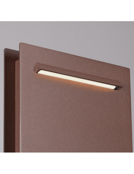 udendørs bedlamper led corten brun rust rustbrun udendørslamper udendørsbelysning havelamper