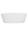 MOOI Fritstående badekar i solid surface 169 x 81 cm - Mat hvid