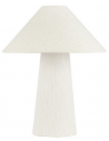 MAE Bordlampe i linned H46,5 cm 1 x E27 LED - Off-white