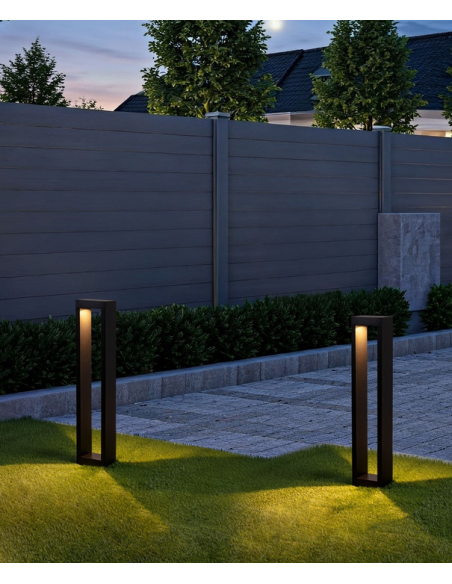 udendørs bedlamper led sort udendørslamper udendørsbelysning havelamper stående